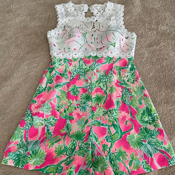 ❌SOLD❌Lilly Pulitzer Sadie Romper 6 - Picture 2 of 7